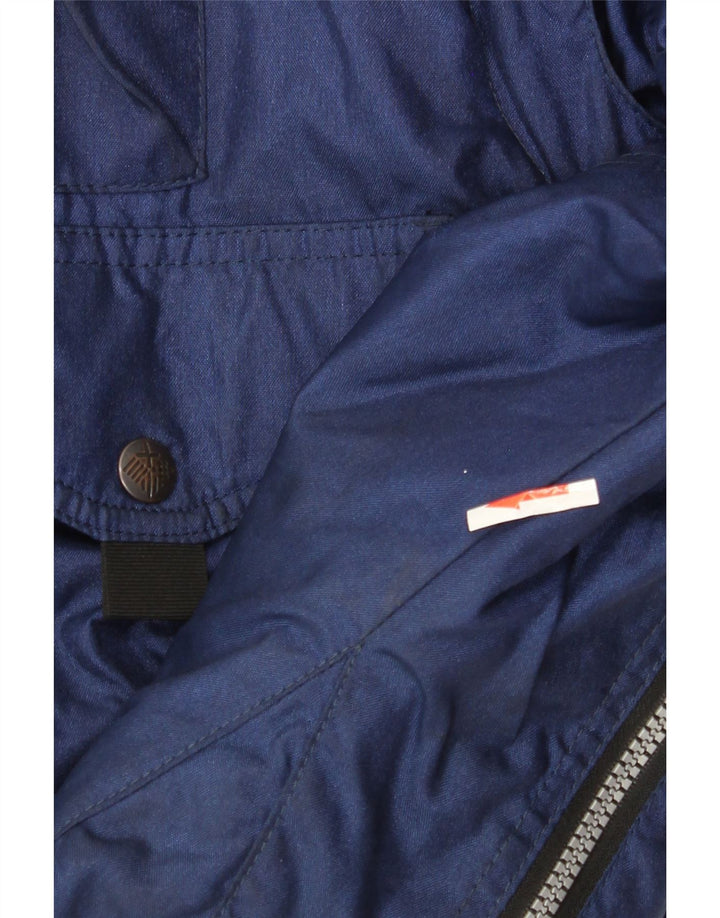 Spidi Herren-Racer-Jacke, UK 38, mittleres marineblaues Farbblock-Polyester