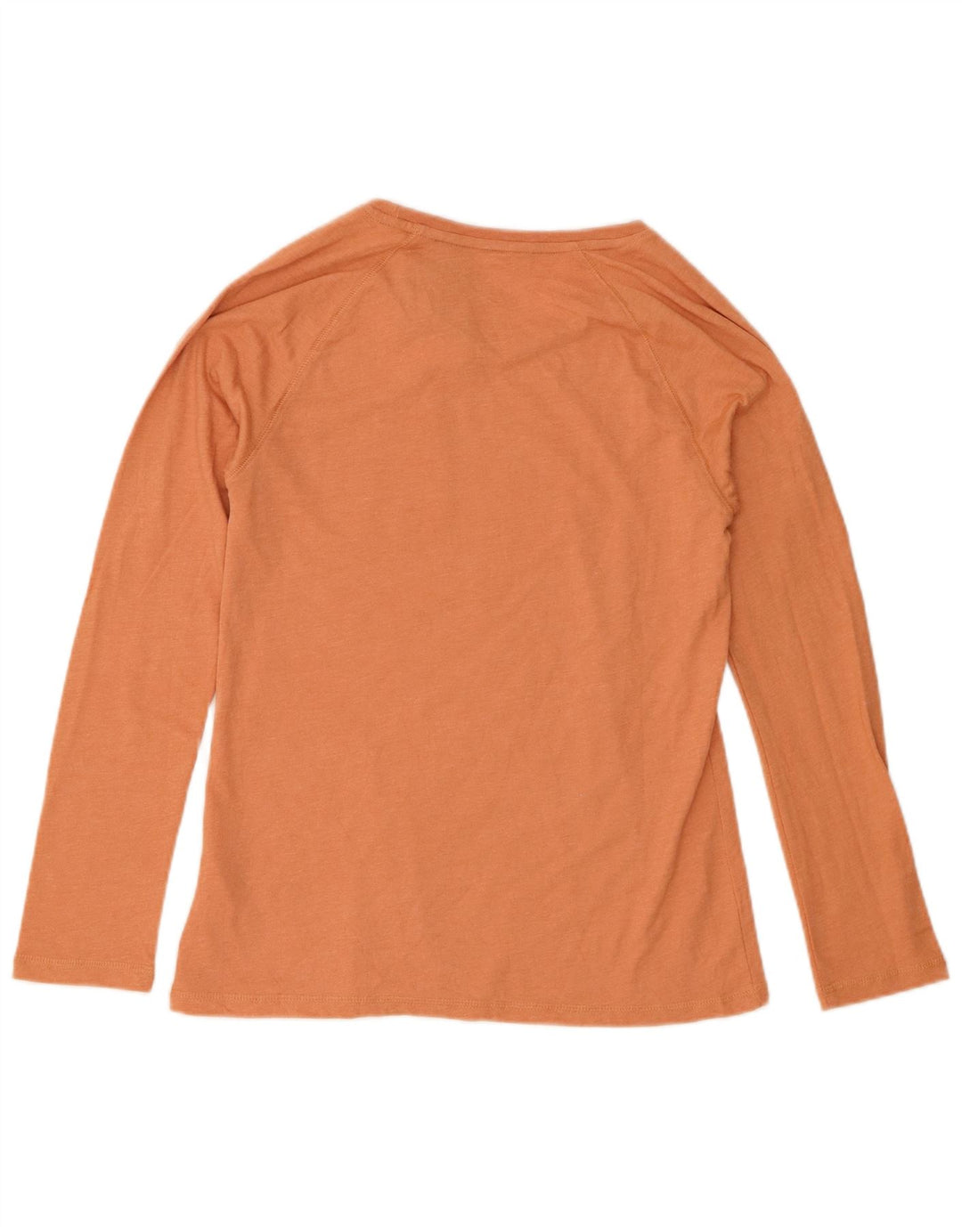 Dickies Damen Top Langarm UK 10 Small Orange Baumwolle