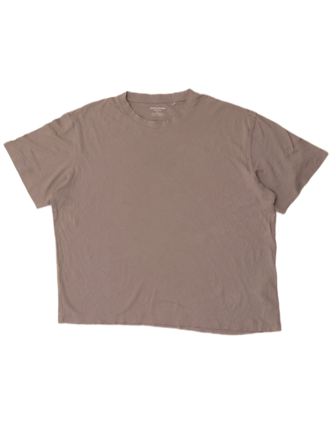 Jack & Jones Herren T-Shirt Top 2XL Grau Baumwolle