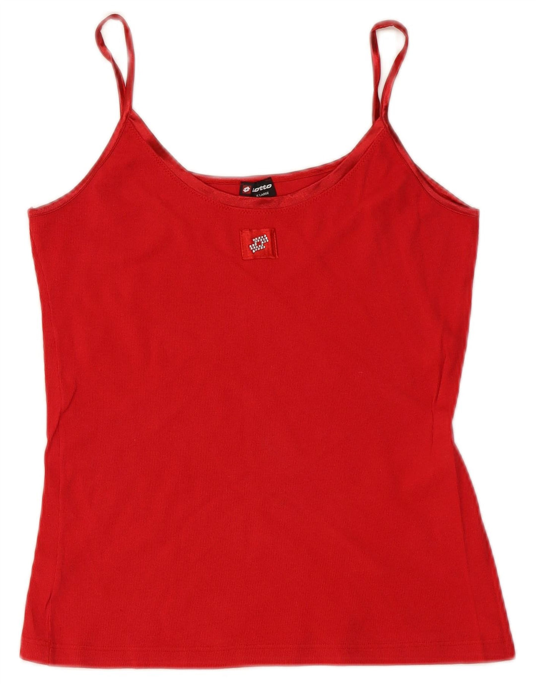 Lotto Damen Cami Top UK 18 XL Rote Baumwolle
