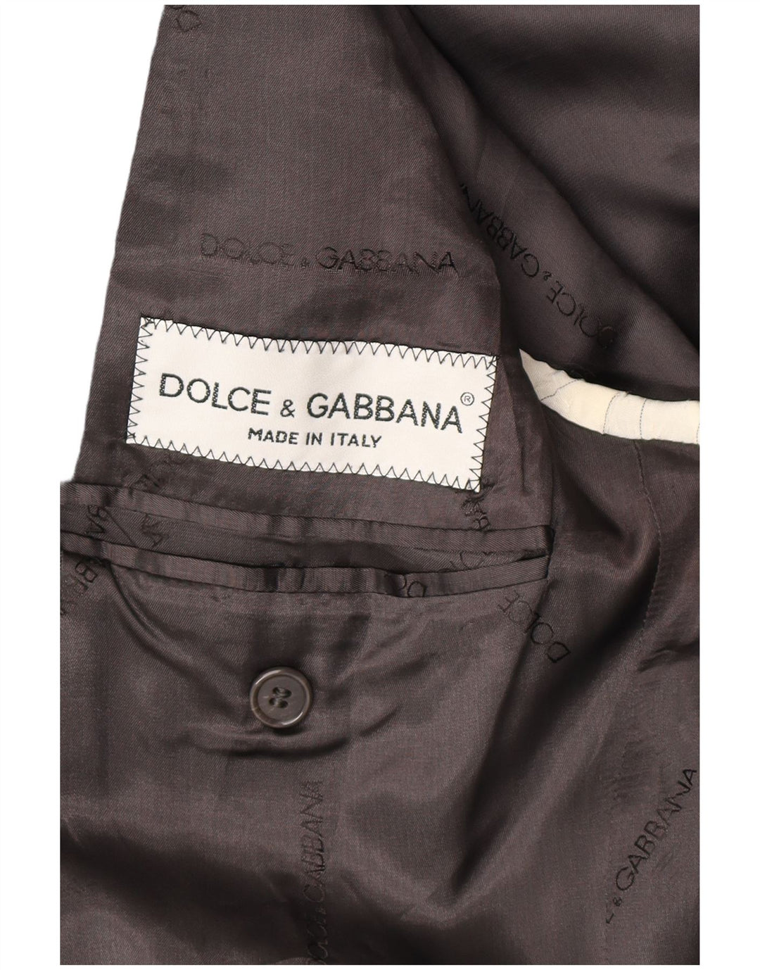 Dolce & Gabbana Herren-Blazerjacke mit 3 Knöpfen, IT 50, große graue Viskose