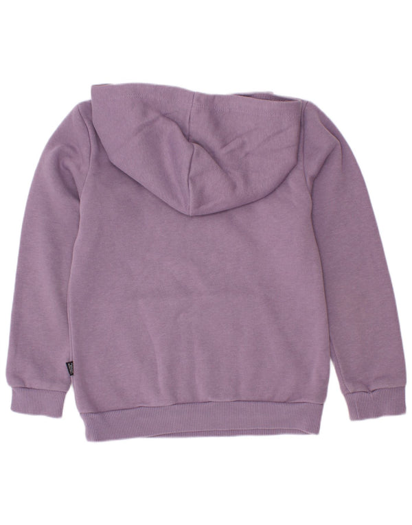 Puma Mädchen Graphic Hoodie Pullover 5–6 Jahre Lila Baumwolle
