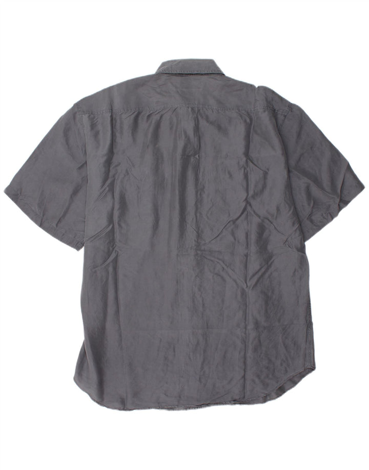 Vintage Herren Kurzarmshirt 2XL Grau