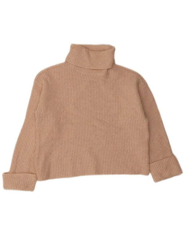 Marks & Spencer Rollkragenpullover für Damen, UK 14, Mittelorange