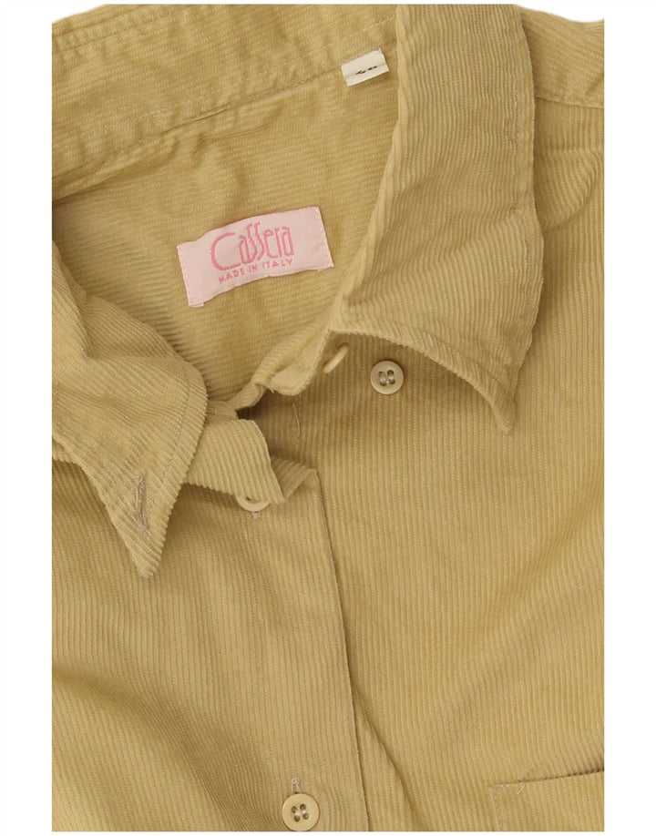 Cassera Damen Cordhemd IT 46 Large Beige