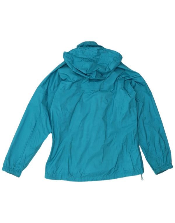 Marmot Damen-Regenjacke mit Kapuze, UK 16, großes blaues Nylon