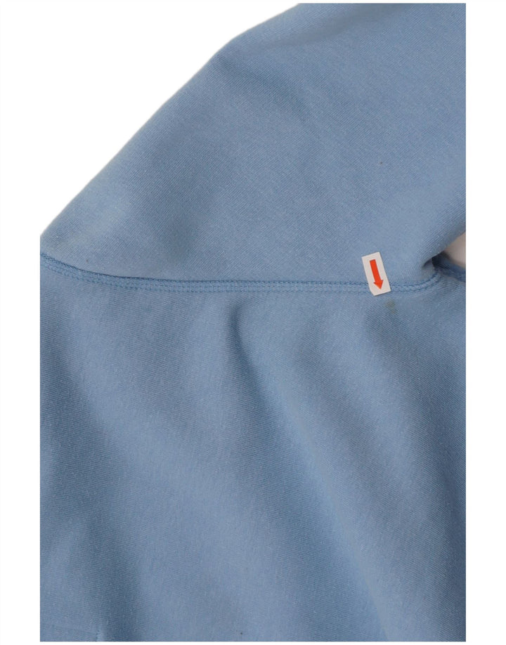 JACK WILLS Womens Hoodie Jumper UK 12 Medium Blue Cotton