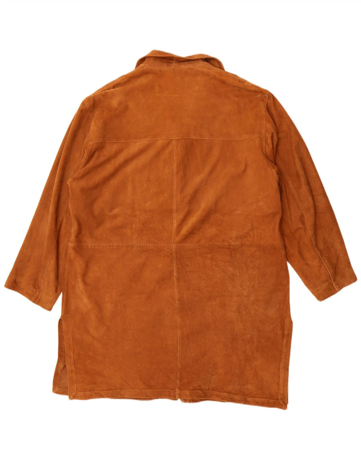 Scout Damen Übergroßer Wildledermantel UK 16 Large Braun