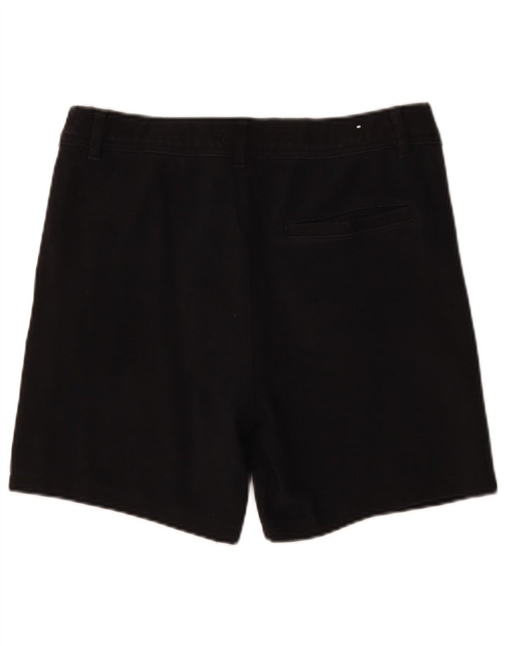 Zara Herren Chinoshorts Medium W31 Schwarze Baumwolle