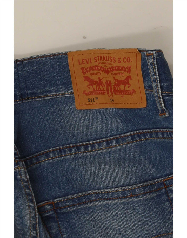 Levi's Jungen 511 Slim Jeans 13–14 Jahre W28 L27 Blau