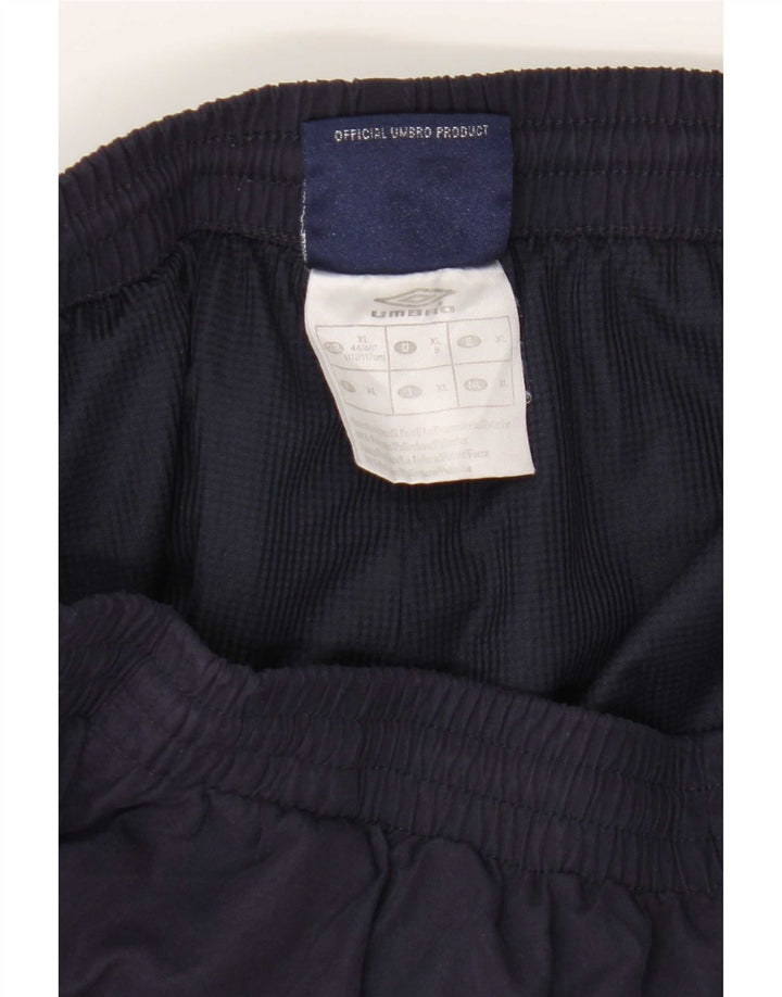 Umbro Herren-Trainingshose, Jogginghose, XL, Marineblau, Farbblock-Polyester