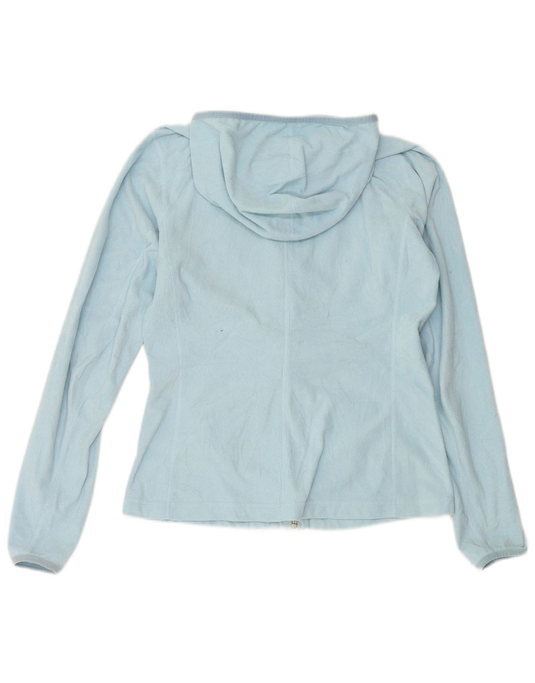 THE NORTH FACE Womens Zip Hoodie Sweater UK 12 Medium Blue Polyester