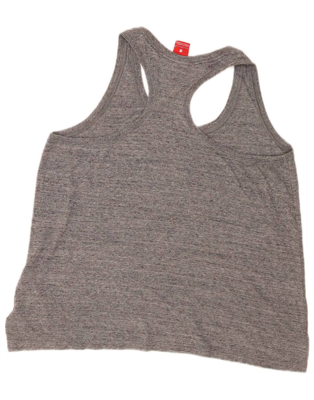 Nike Womens Graphic Vest Top UK 16 Large Grau gefleckte Baumwolle