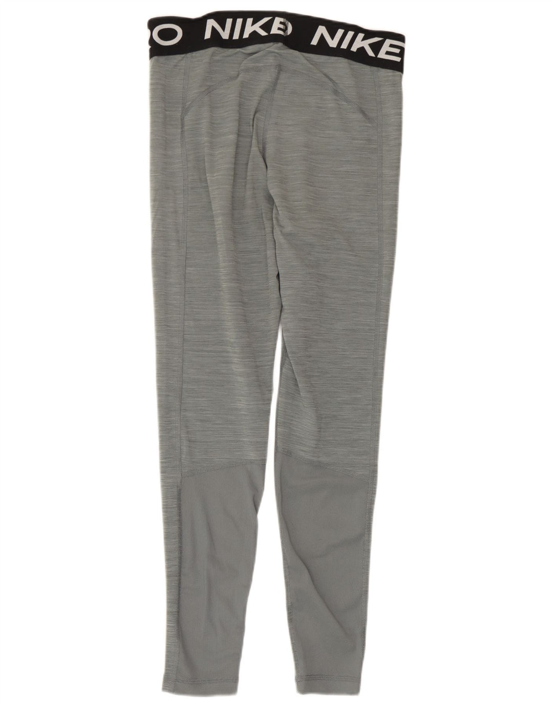 Nike Damen Dri Fit Graphic Leggings UK 12 Mittelgrau Farbblock