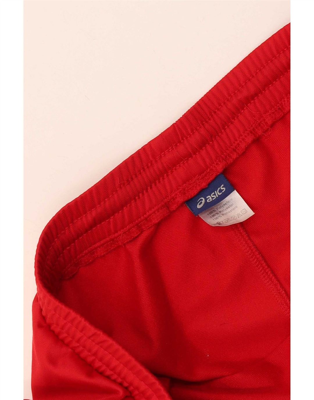 Asics Herren-Trainingshose XL, rotes Polyester
