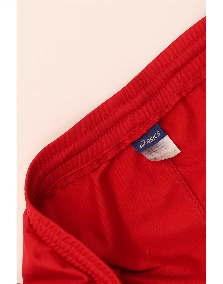 Asics Herren-Trainingshose XL, rotes Polyester
