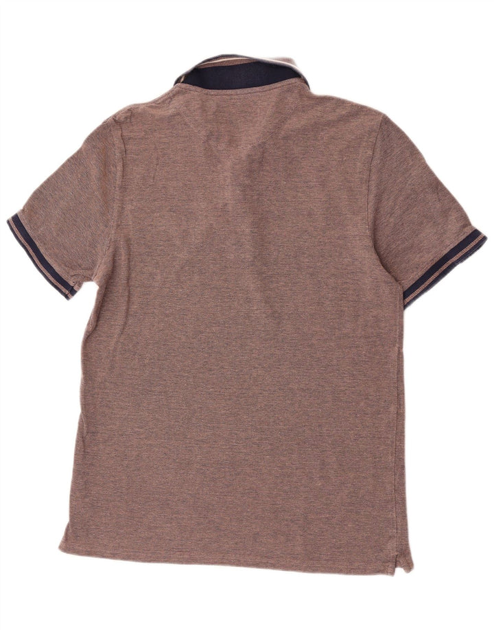 Lyle & Scott Herren-Poloshirt, große braune Baumwolle