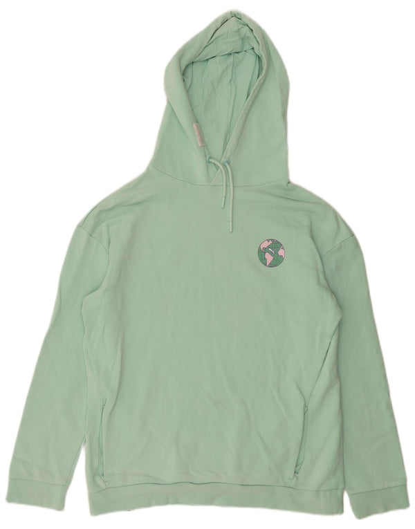 Puma Herren Graphic Loose Fit Hoodie Pullover XS Grüne Baumwolle