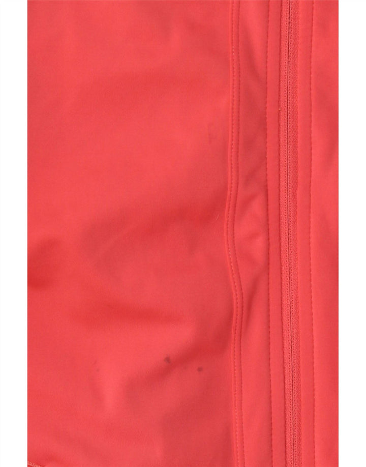 Adidas Damen Trainingsanzug Top Jacke UK 12/14 Mittelrosa Polyester