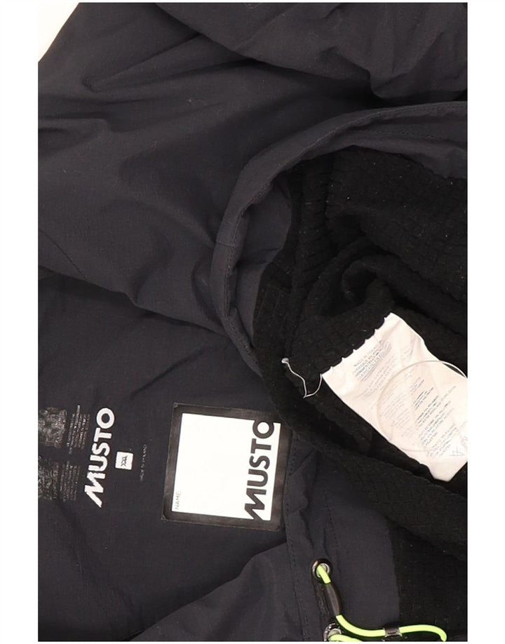 Musto Herren Regenjacke UK 44 2XL Marineblau Polyamid
