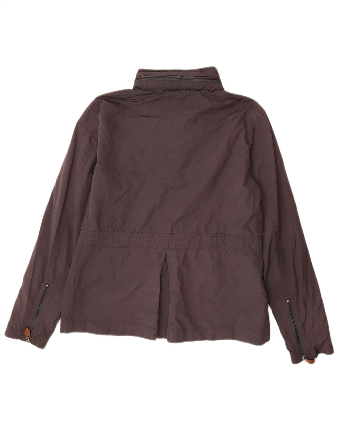Massimo Dutti Damen Utility-Jacke UK 16 Large Grau Polyester