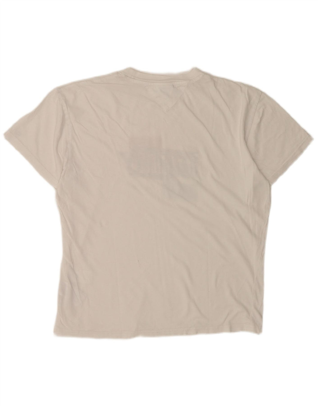 Tommy Hilfiger Herren-T-Shirt mit Grafik, mittelweiße Baumwolle