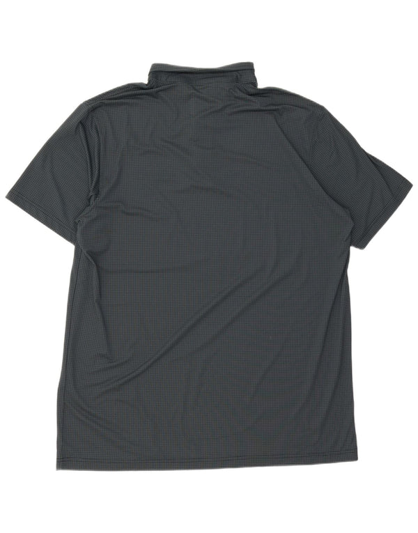 Nike Herren Dri Fit Poloshirt 4XL grün geflecktes Polyester