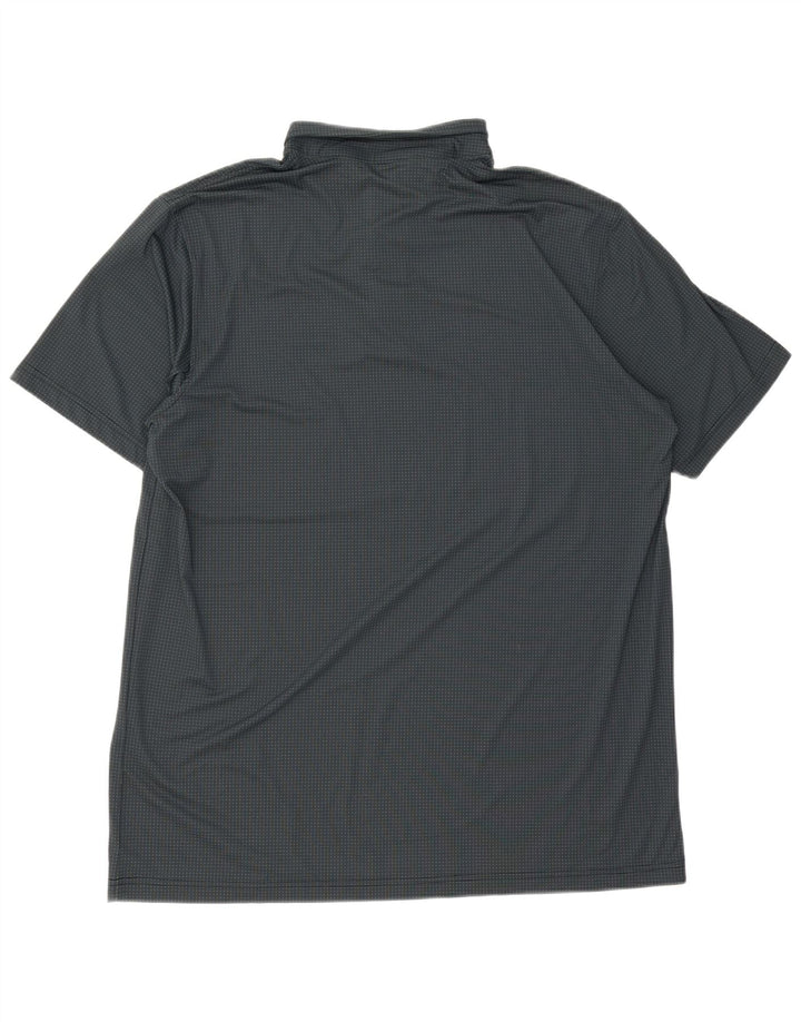 Nike Herren Dri Fit Poloshirt 4XL grün geflecktes Polyester