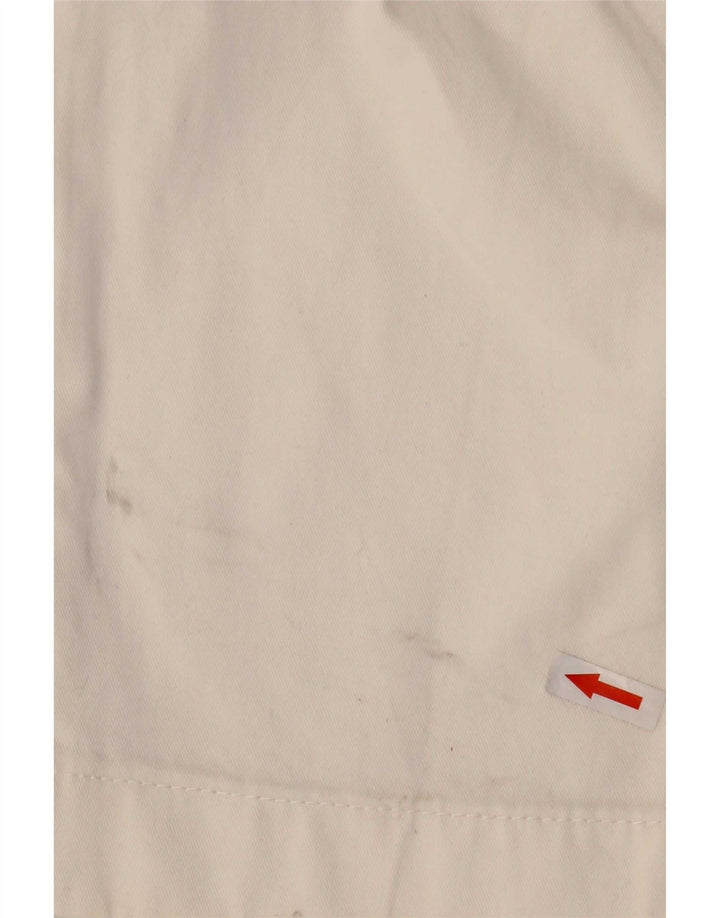 Tommy Hilfiger Damen Caprihose US 8 Medium W32 L21 Weiße Baumwolle