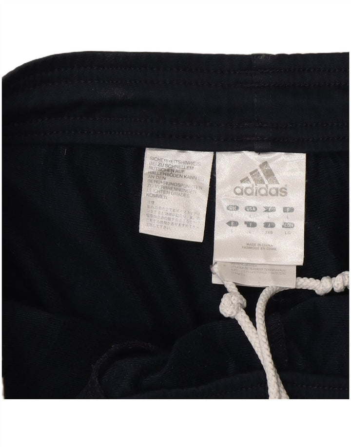 Adidas Herren-Trainingshose, groß, marineblau, Polyester