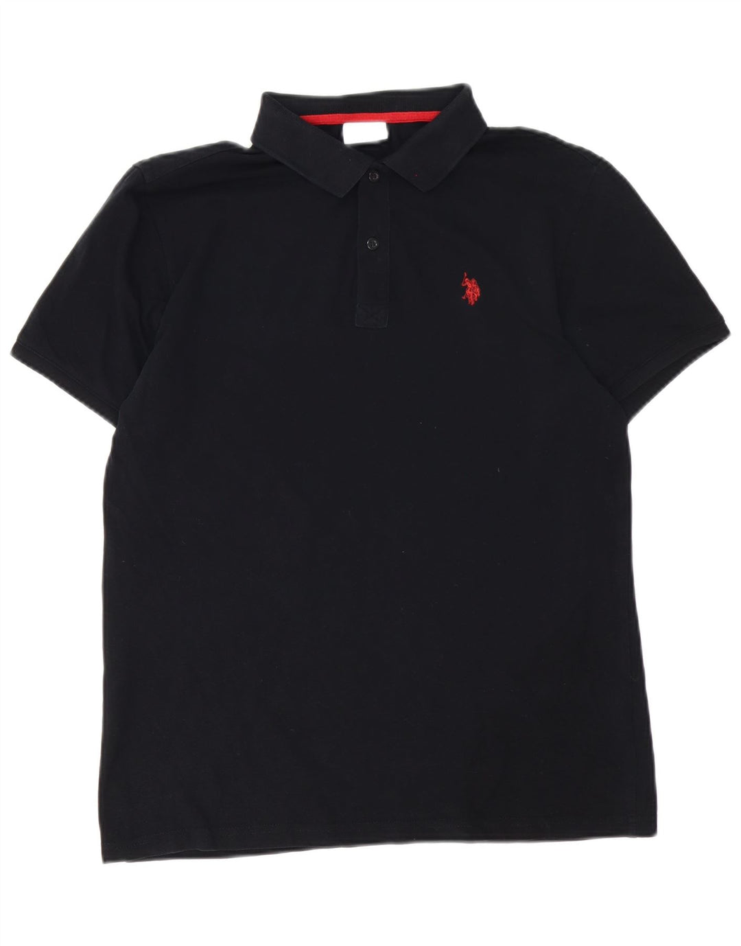 U.S. Polo Assn. Herrenhemd, groß, aus schwarzer Baumwolle