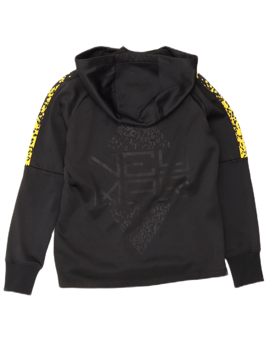 Nike Jungen Dri Fit Graphic Kapuzenpullover mit Reißverschluss, 10–11 Jahre, mittelschwarz