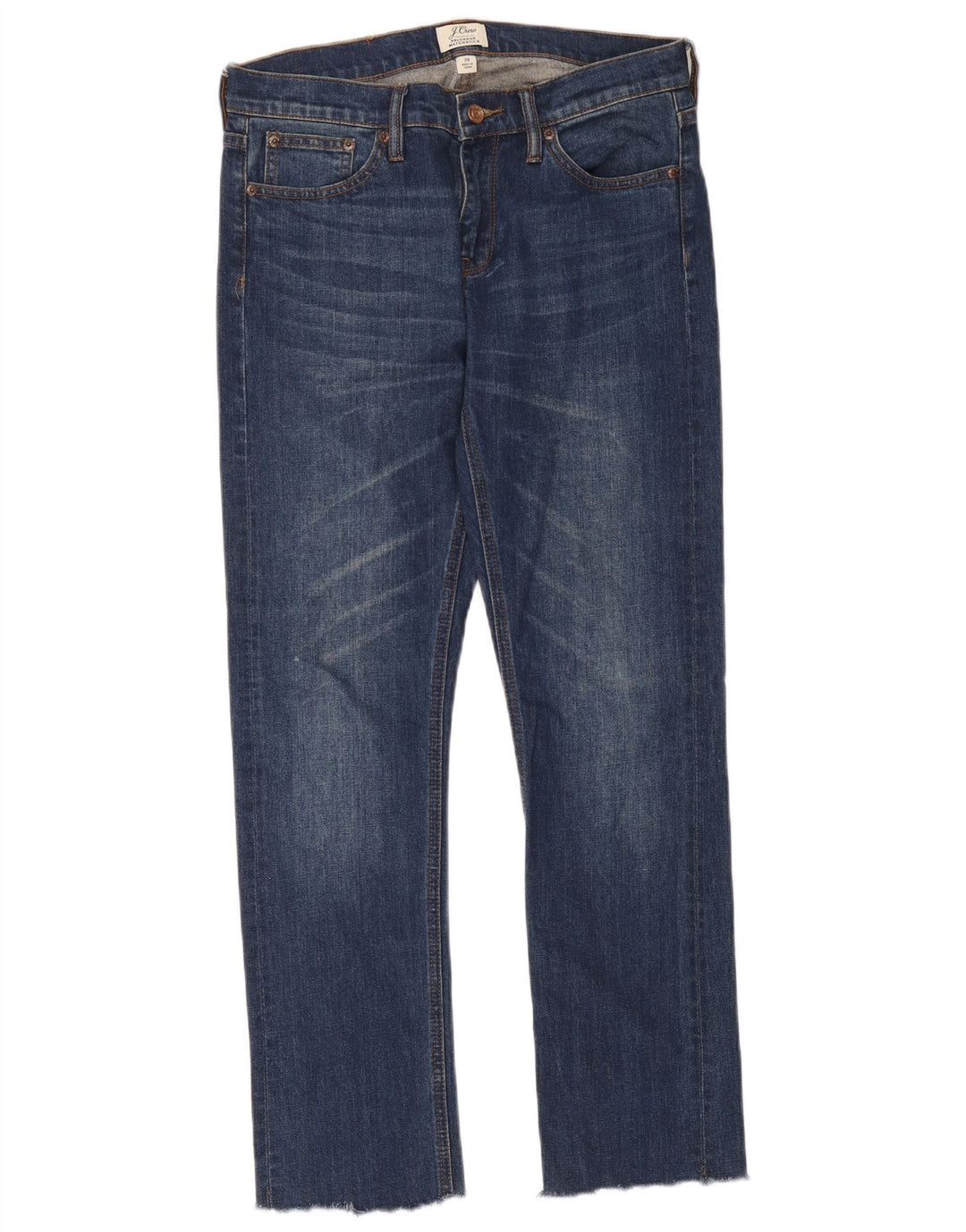 J. Crew Herren Matchstick Straight Jeans W28 L28 Blaue Baumwolle