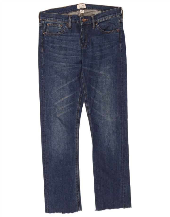 J. Crew Herren Matchstick Straight Jeans W28 L28 Blaue Baumwolle