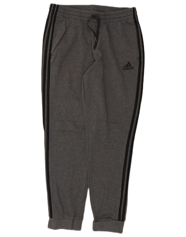 ADIDAS Herren-Trainingshose, Jogginghose, groß, graue Baumwolle