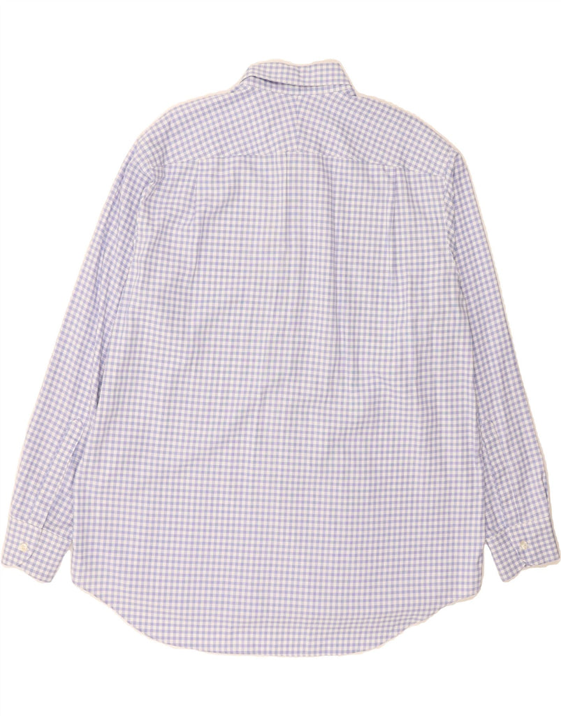 CHARLES TYRWHITT Mens Classic Fit Shirt Size 18/46 2XL Blue Gingham Cotton Vintage Charles Tyrwhitt and Second-Hand Charles Tyrwhitt from Messina Hembry 