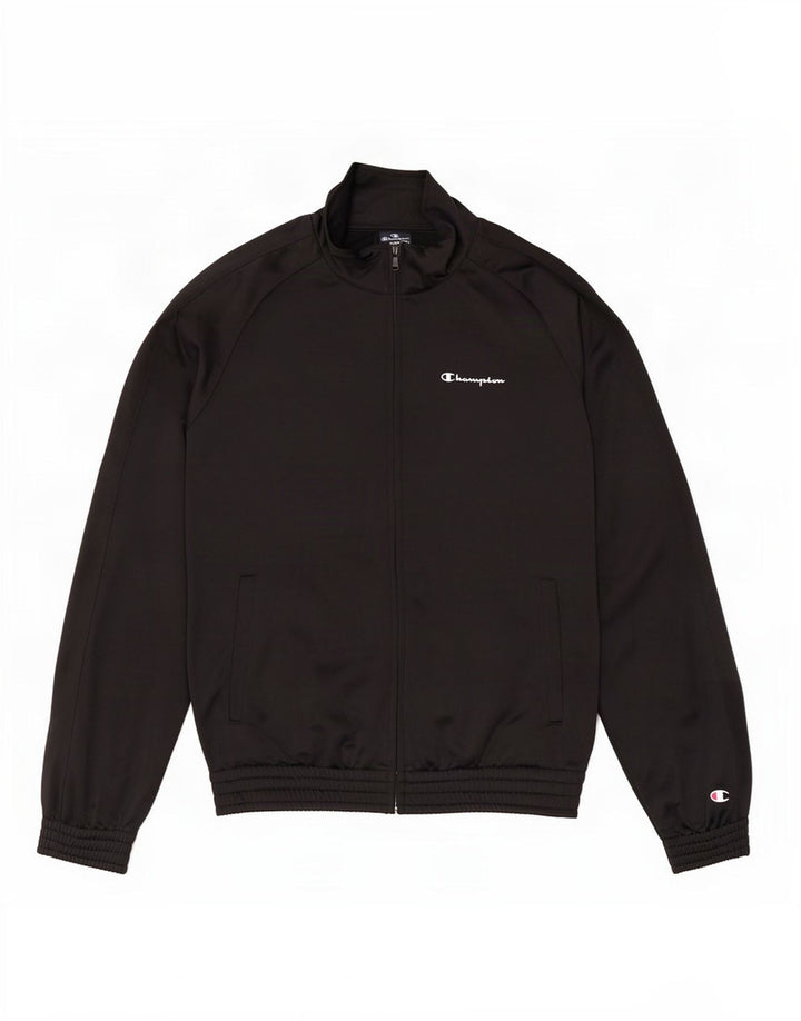 Champion Herren-Trainingsanzug-Oberteil, Jacke, Größe S, Schwarz, Polyester