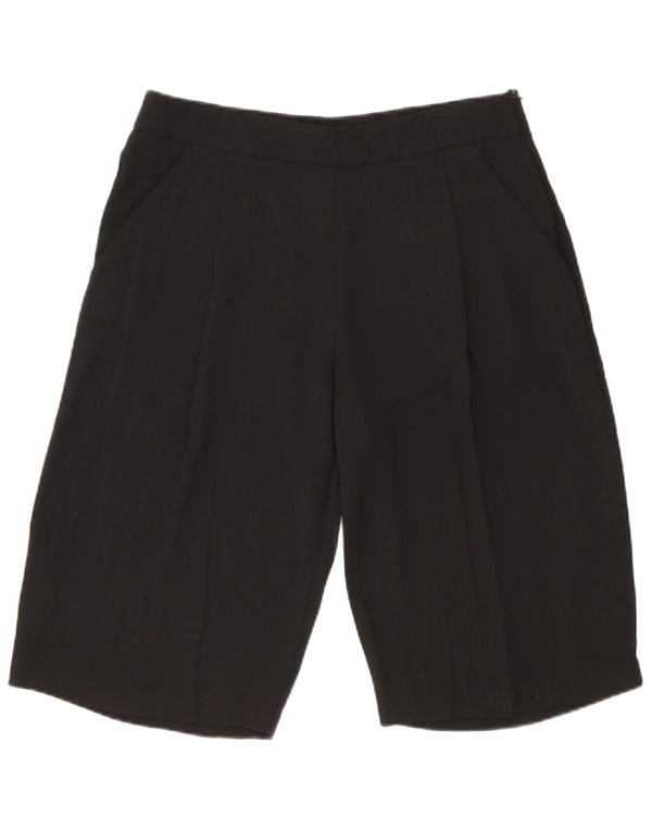 Zara Damen Freizeitshorts XS W24 Schwarz Polyester