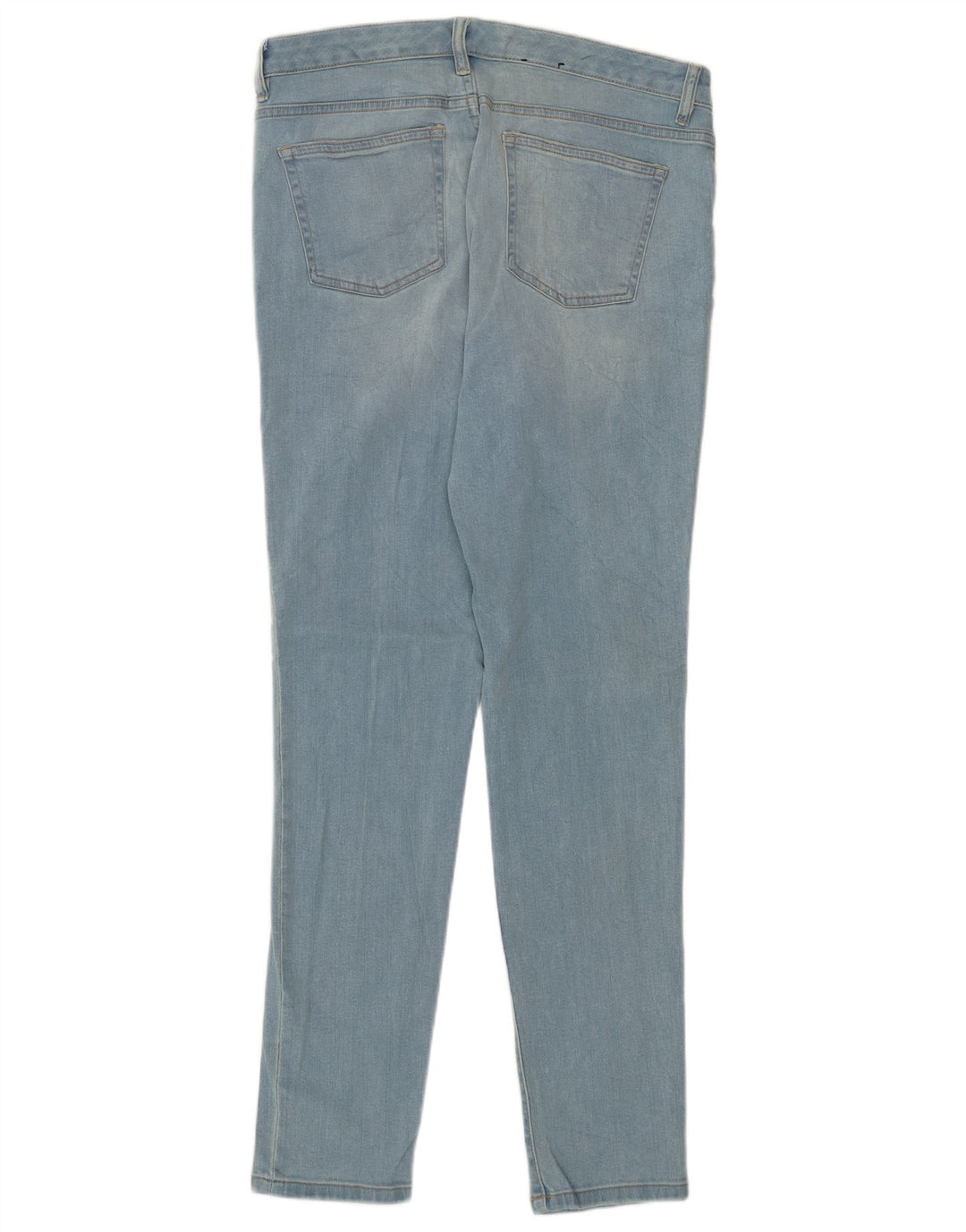 Chaps Damen Skinny Jeans W32 L29 Blaue Baumwolle