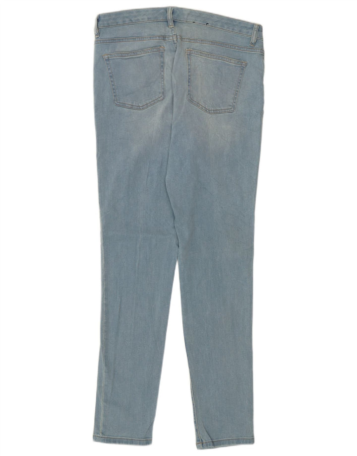 Chaps Damen Skinny Jeans W32 L29 Blaue Baumwolle