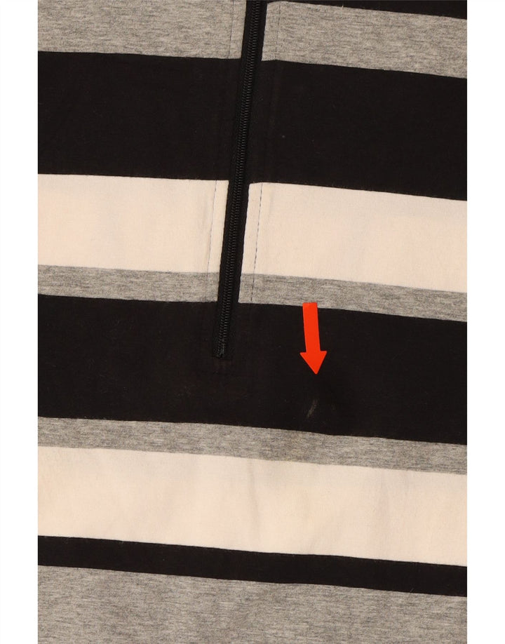 TOMMY HILFIGER Womens Top Long Sleeve UK 12 Medium Multicoloured Striped Vintage Tommy Hilfiger and Second-Hand Tommy Hilfiger from Messina Hembry 