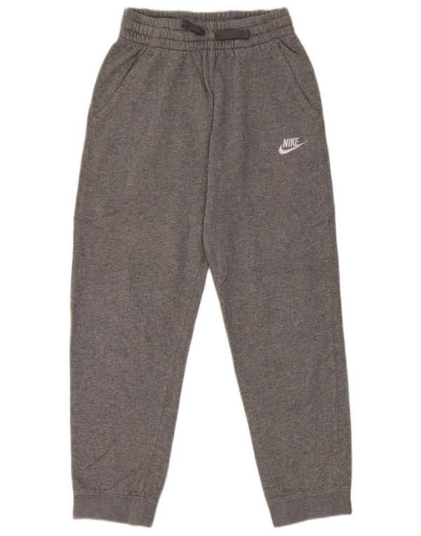 Nike Mädchen-Trainingshose, Jogginghose, 12–13 Jahre, grau gefleckte Baumwolle