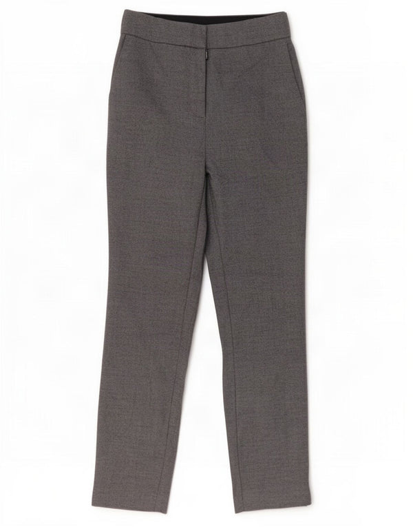 Schmale Chino-Hose für Damen von Zara, Größe S, W26, L27, Grau, Farbblock