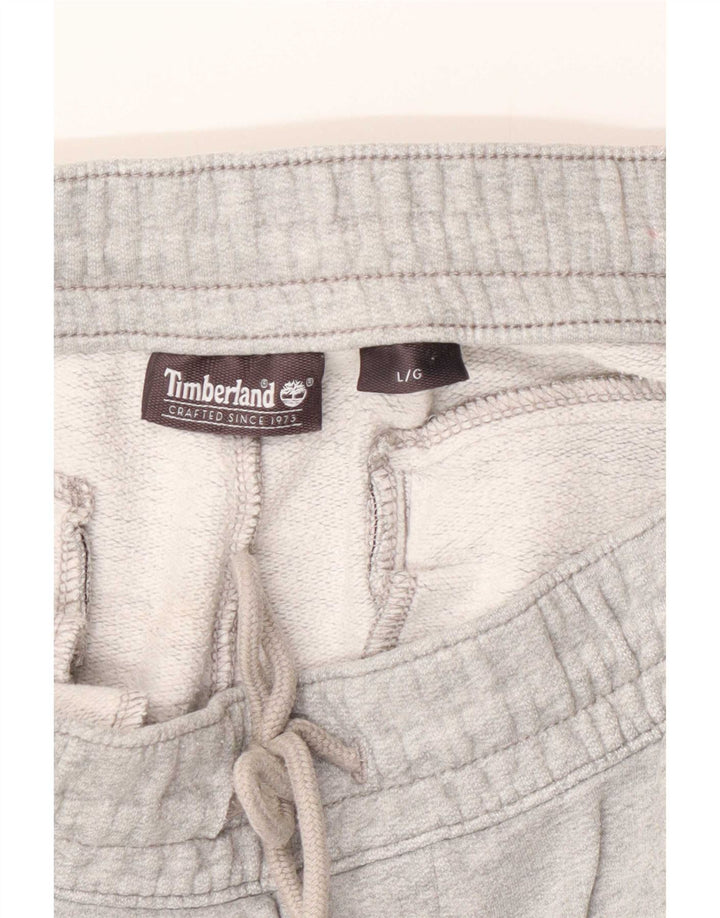Timberland Herren-Trainingshose, Jogginghose, groß, graue Baumwolle