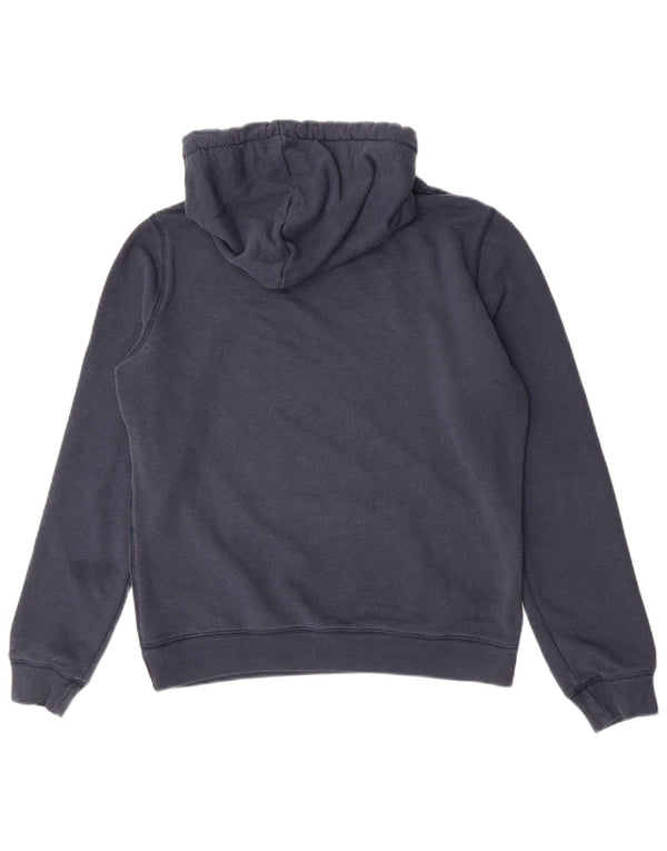 Jack Wills Damen-Kapuzenpullover mit grafischer klassischer Passform, UK 12, Mittelmarineblau