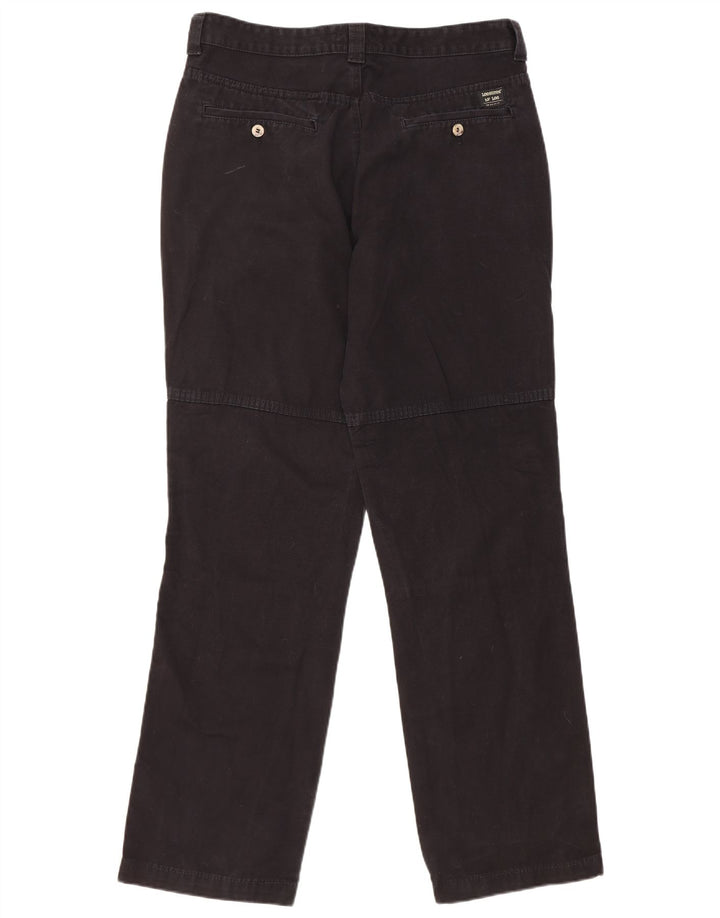 Lee Herren gerade Chinohose W34 L33 schwarze Baumwolle