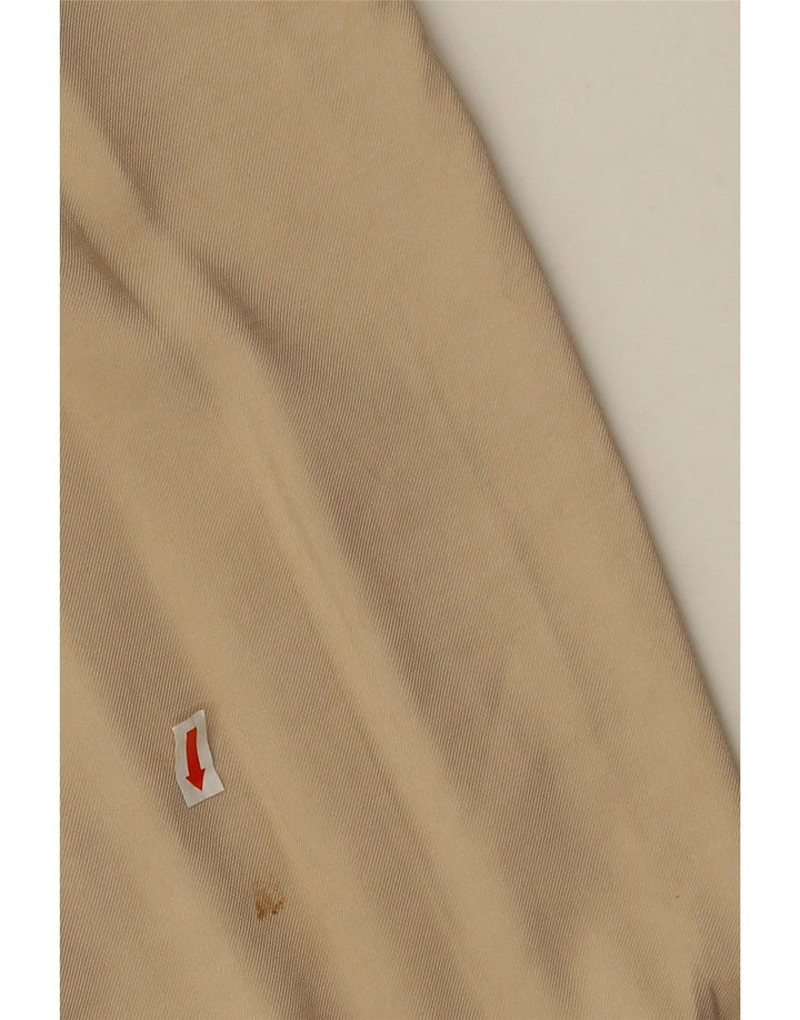 Zara Damen-PEGged-Cropped-Hose, Größe S, W26, L25, Beige Viskose