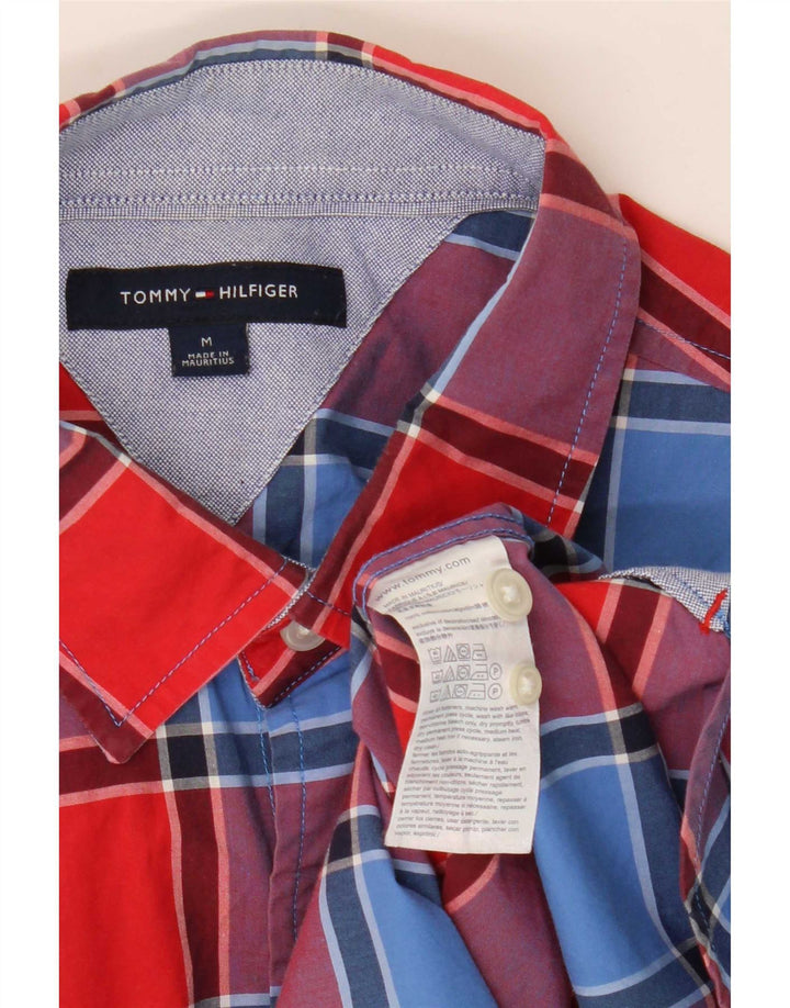 Tommy Hilfiger Herrenhemd, mittelgroß, mehrfarbig, kariert, Baumwolle