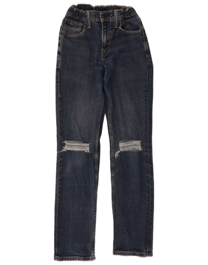 Levi's Herren 511 Distressed Slim Jeans W29 L29 Blaue Baumwolle