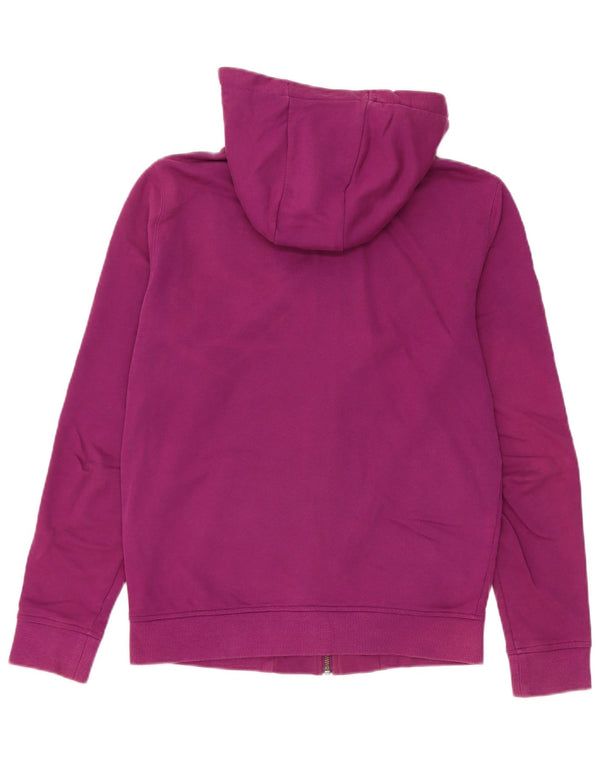 Lyle & Scott Damen-Übergroßer Kapuzenpullover mit Reißverschluss, UK 10, Größe S, Lila, Baumwolle